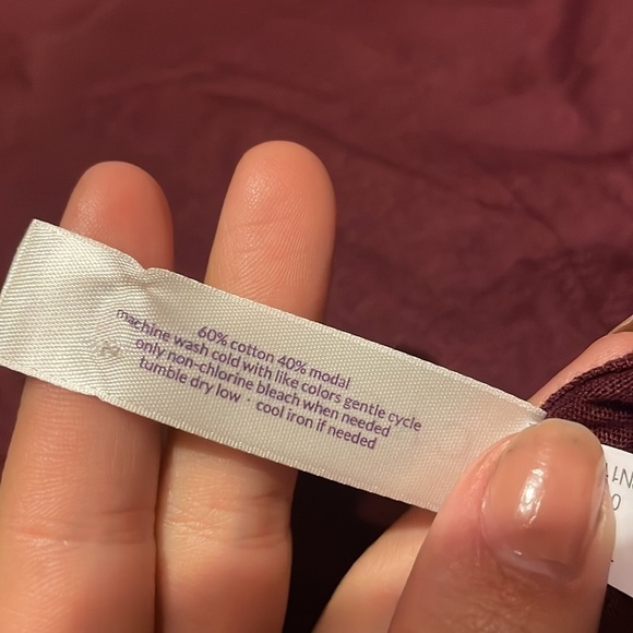 CACIQUE Maroon Long Sleeve Casual‎ Shirt - Picture 4 of 6